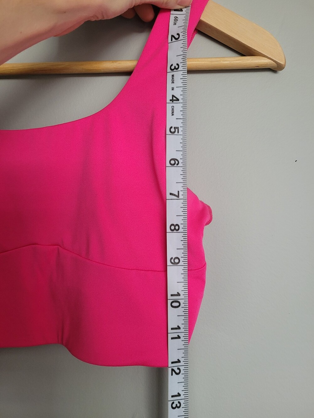 Gymshark Longline Medium Impact Sports Bra Hot Pink - Picture 6 of 6